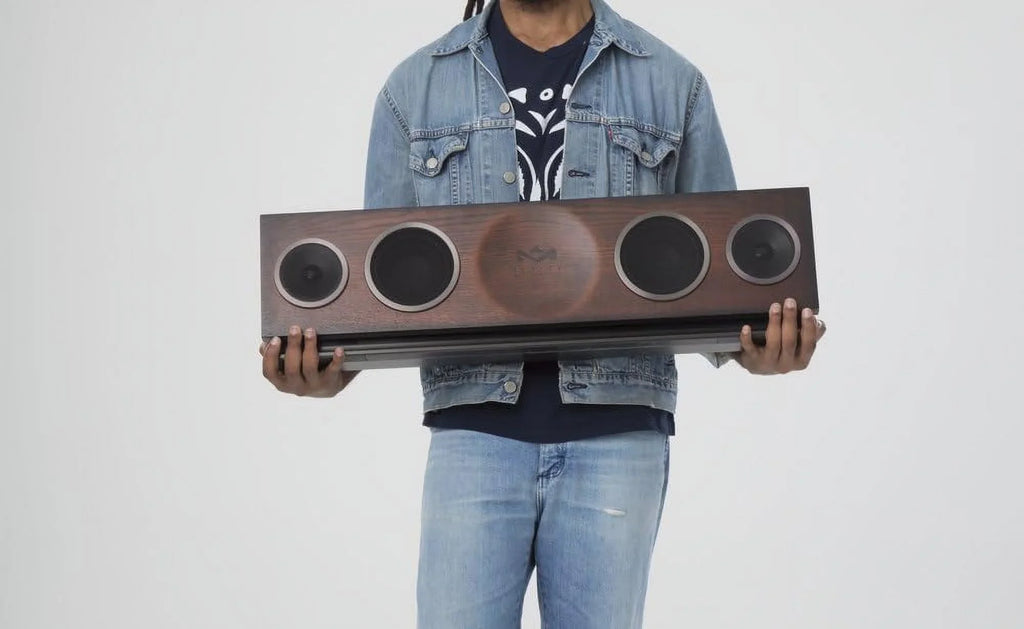 x Premium 220 Tweeters, Stereo Solid Baffle, Watt Regal 3.5 House of 2 Marley, Oak EM-DA002-RG Woofers, Hi-Fi High-Definition 1 Foundation FSC One High-Output Power, Certified Home Audio System,