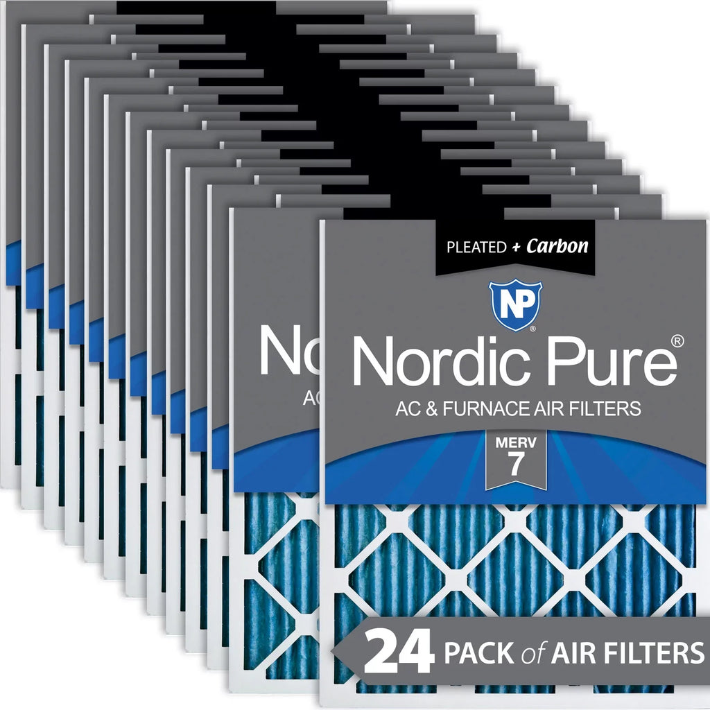 (17_3/4x17_3/4) Plus Carbon 7 Air 18x18x1 Filters Pleated MERV 24 Pack