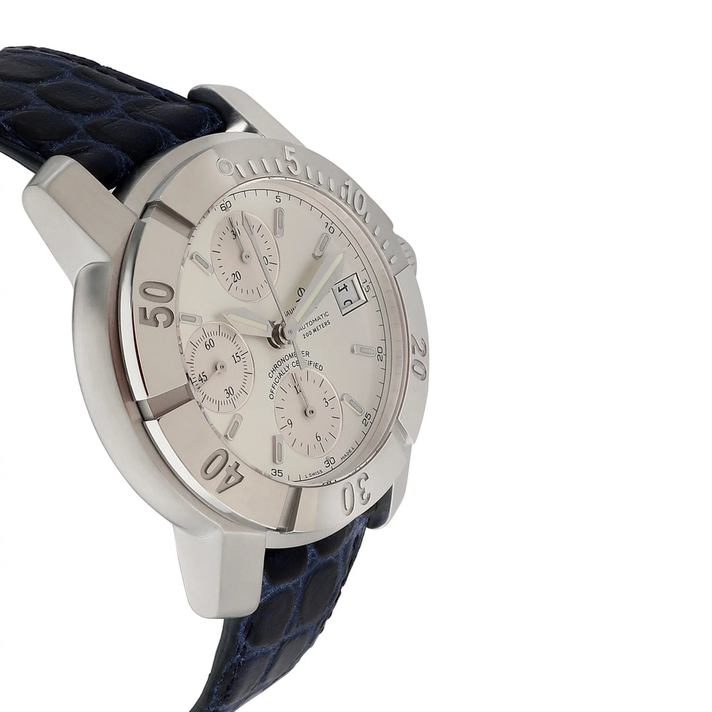 & Capeland Stainless Steel Men's Chrono Watch Pre-Owned Baume Mercier 65366 in