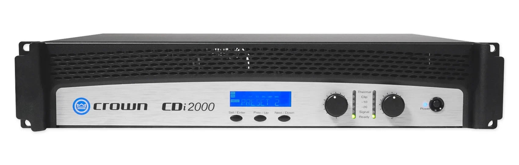 Front+2) Crown Commercial 800w 70V Speakers JBL CDi2000 Amplifier+10) Background