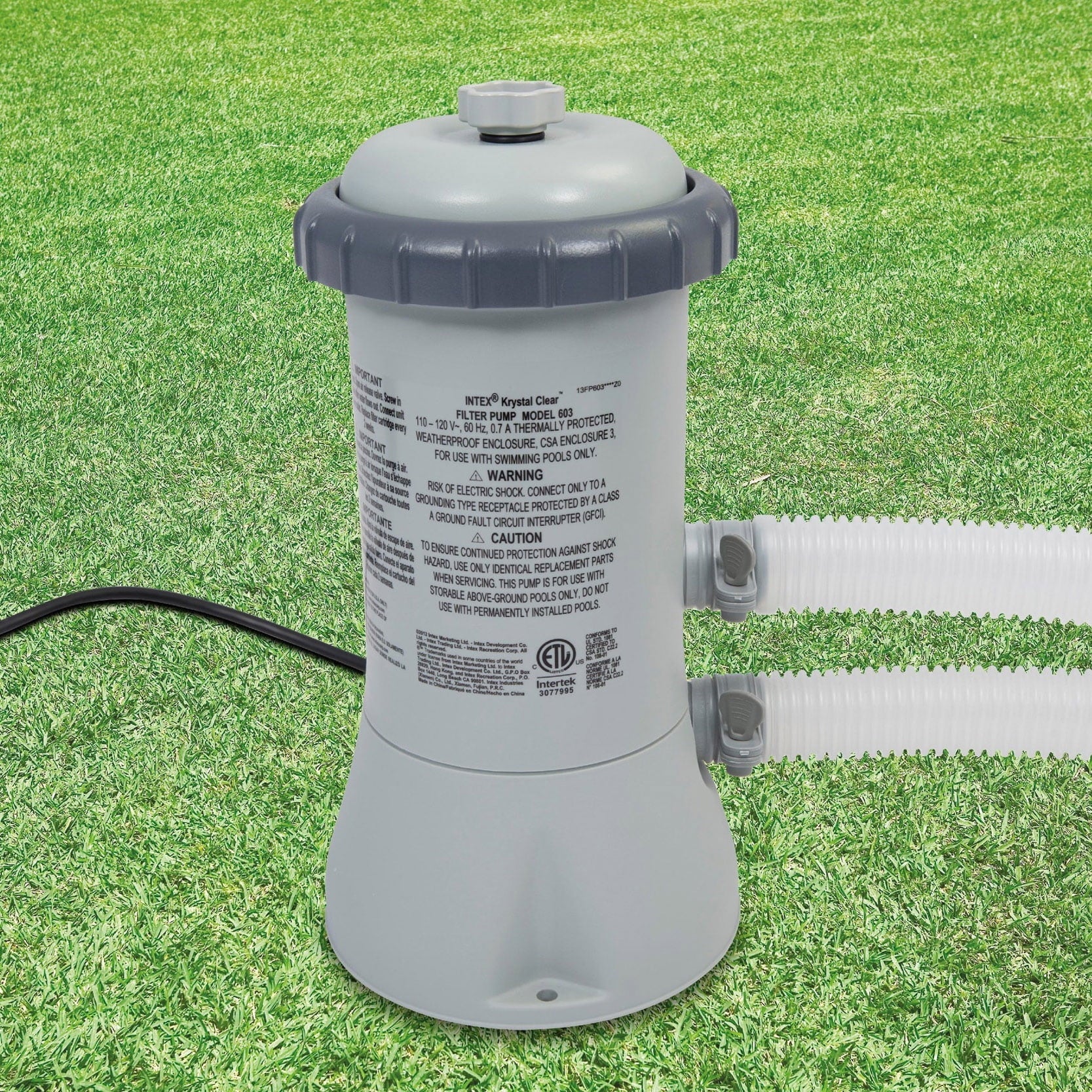 Cartridge Pool GPH Inches 30 Intex Pool with Foot 12 Filter x 530 Intex Pump