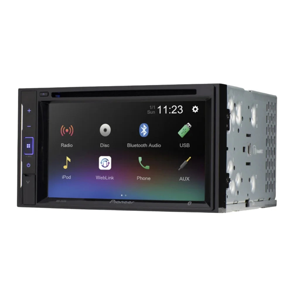 Receiver Media Camera/Installation for WVGA Pioneer Stereo DVD/CD Bluetooth/Backup Touchscreen Kit/in-Dash DIN Nissan Double AM/FM W/ Xterra with KIT4932 Bundle 6.2" 2013-2015 Digital Car