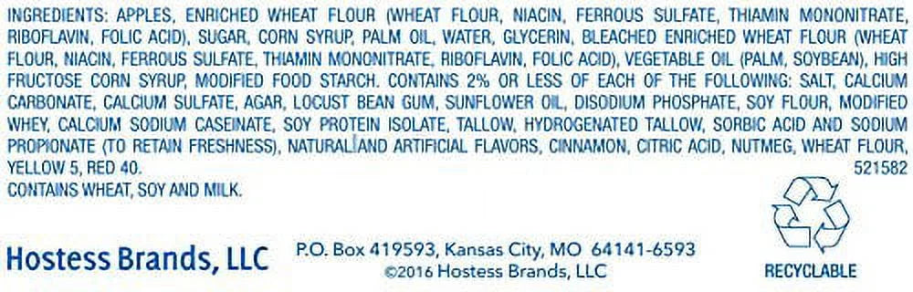 4.25 Hostess Fruit of Pie, 8) Ounce (Pack ,