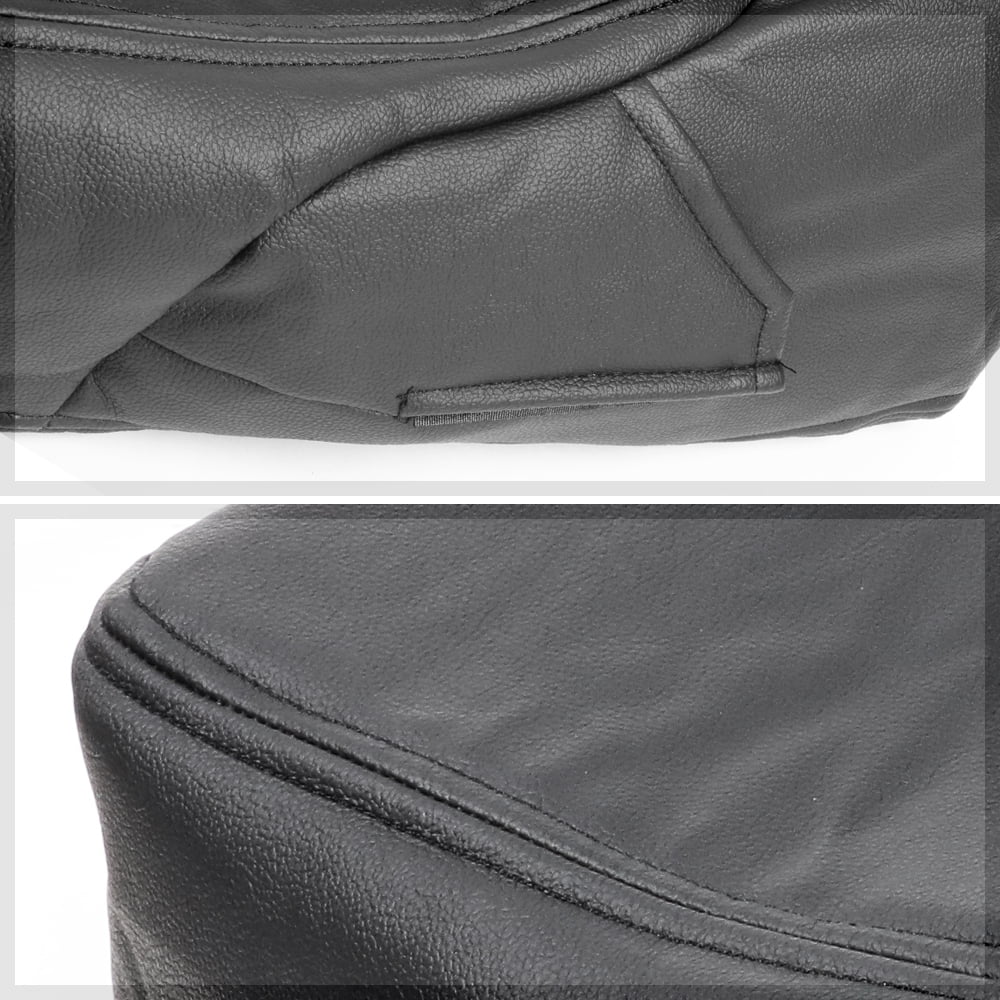 Fits Kit 07-14 SILVERADO, Arm Center CHEVROLET Cover for 2007-2014 select: Rest Console CHEVROLET Silverado/Sierra TAHOE Leather Lid Black 2007-2014