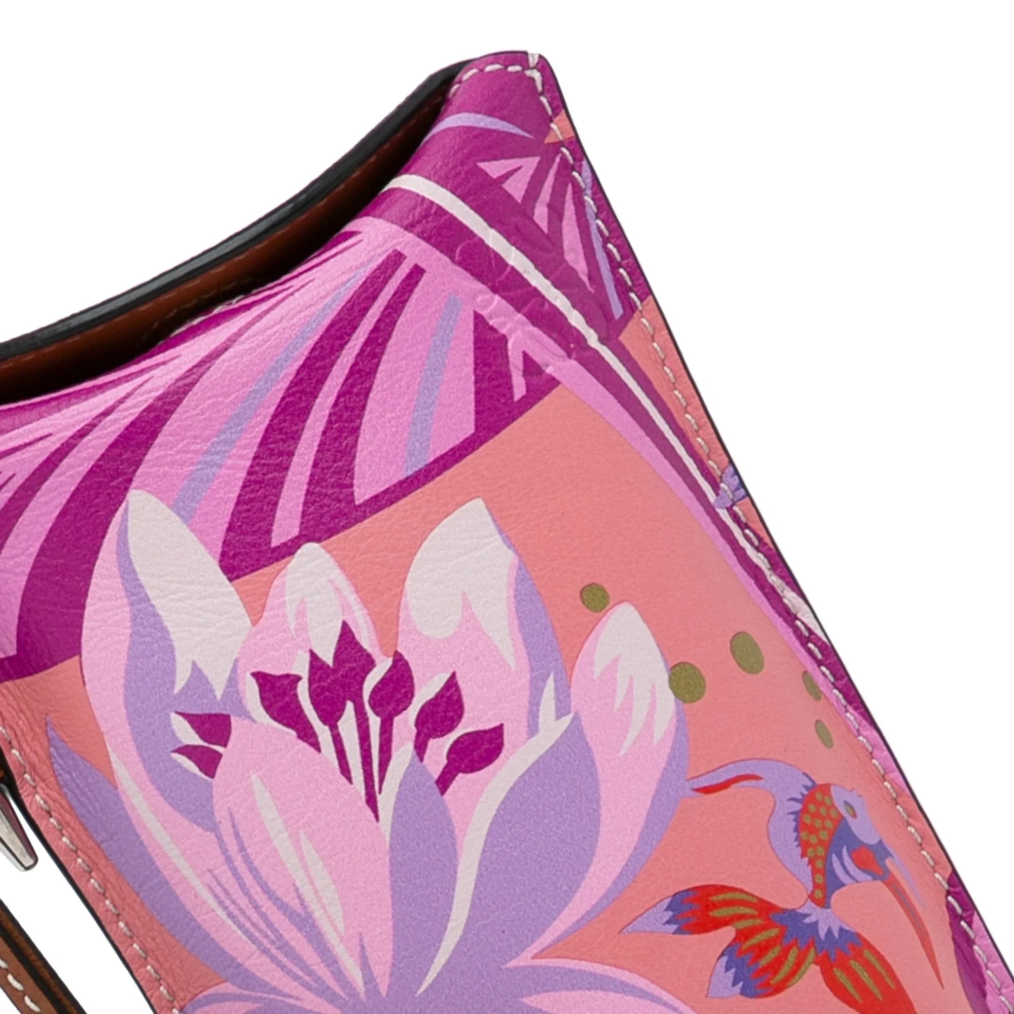 Unisex (Good) Bag Calf Pocket Crossbody Crossbody Gate Waterlily Loewe Authenticated Ibiza Pre-Owned Paulas Pink x Leather