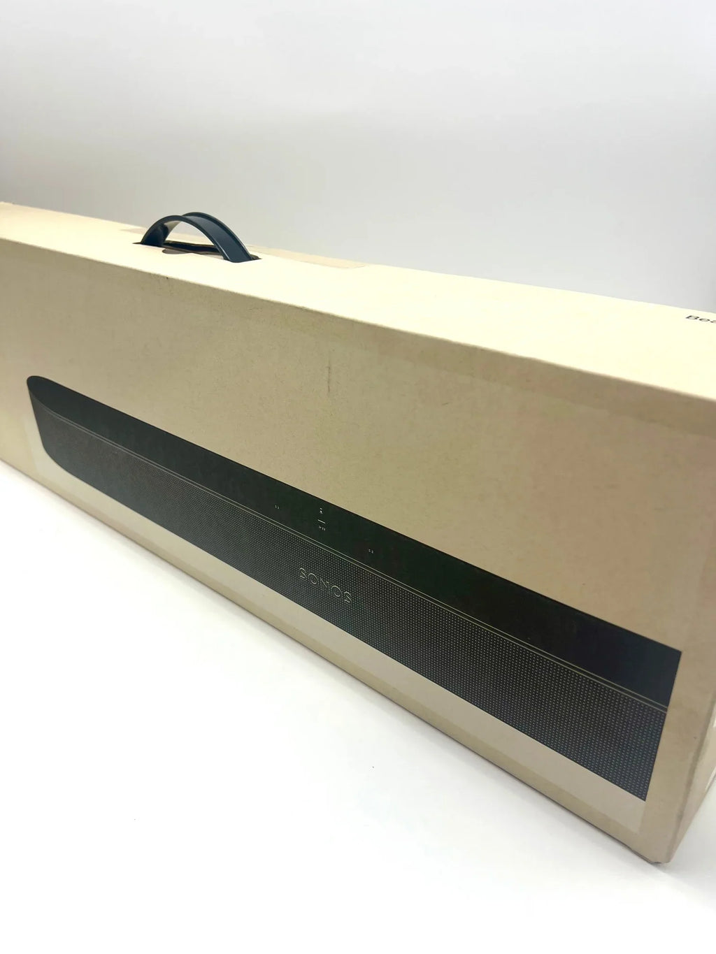 Compact Beam Black Smart Soundbar Sonos