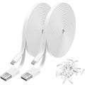 2 to Compatible Home 20FT Wyze Cable v3,Blink,USB Durable Power Pack Extension with Charging USB Camera ro Yi