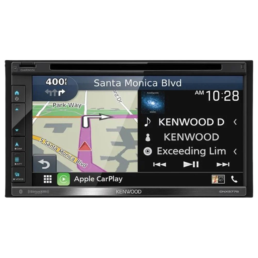 Receiver Navigation DNX577S Full DVD DRV-N520 & New Kenwood Camera 6.8" HD Dashboard