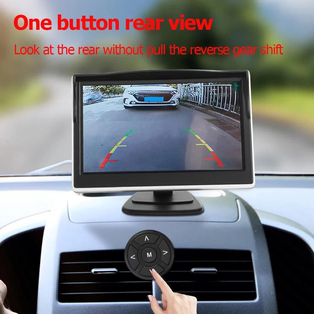 View Degree Jocestyle Camera 360 with Cam 5in Bird Monitor DVR System Recording Car 4
