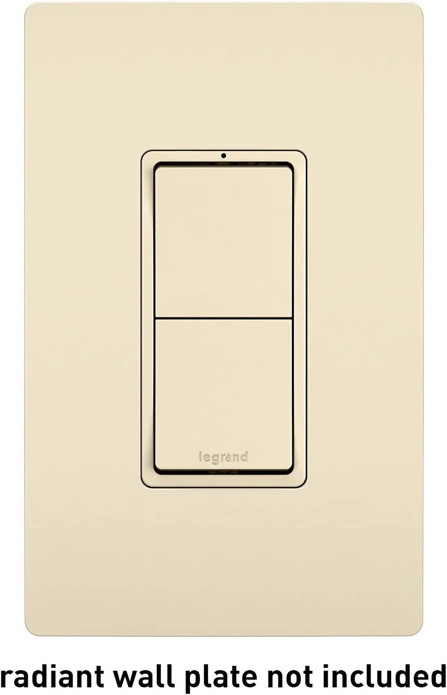 '- Switch, & 6 Light Quantity 15A, 2 RCD11LACC6 Pass Radiant Legrand Seymour Almond Single-Pole