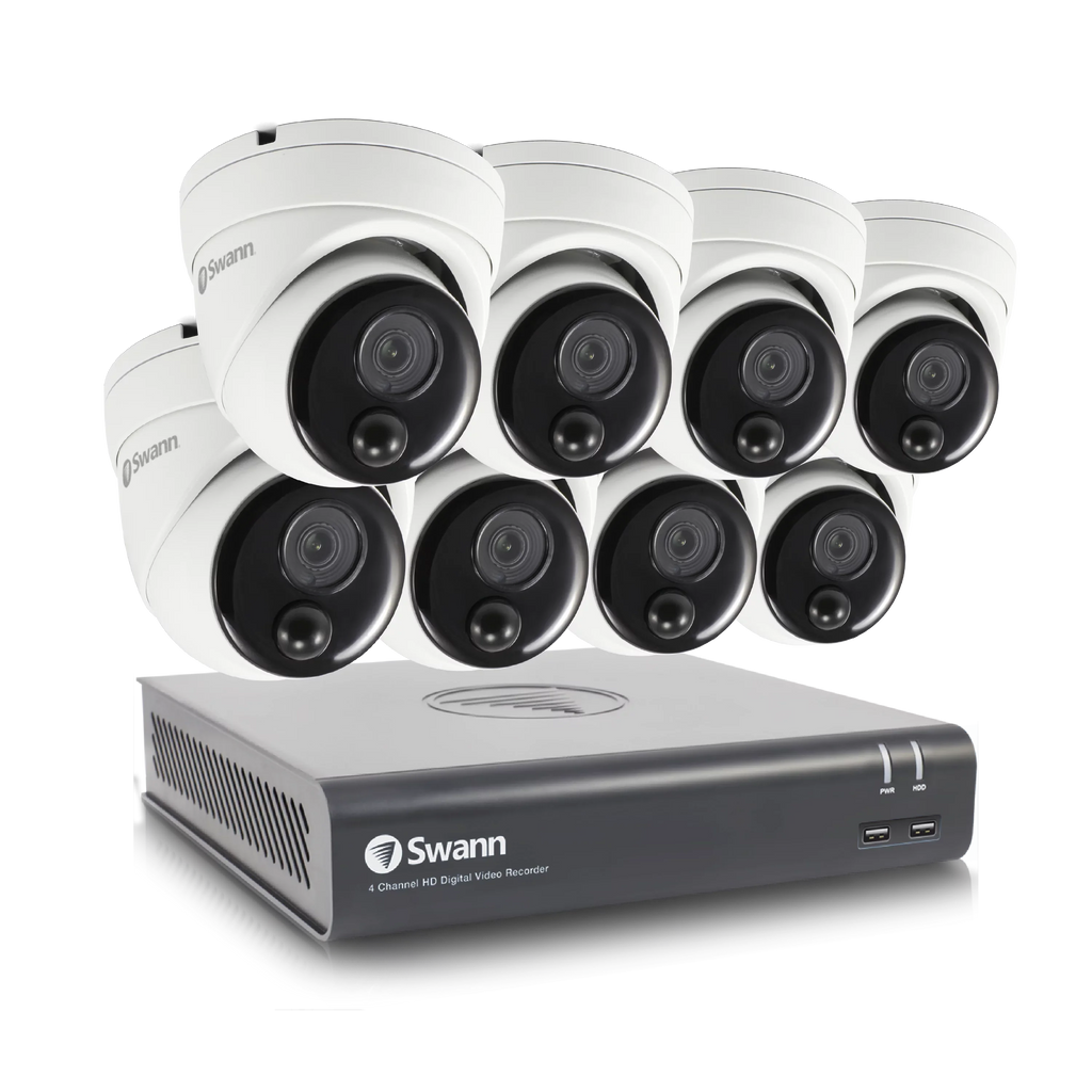 '- SWDVK-84580V8D Camera 8 System 1080p Channel HD Full 8 Security Swann DVR