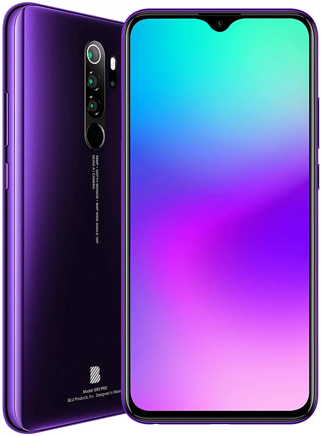 Pro Purple G90 BLU G0370WW Unlocked Haze 128GB - Smartphone Android GSM