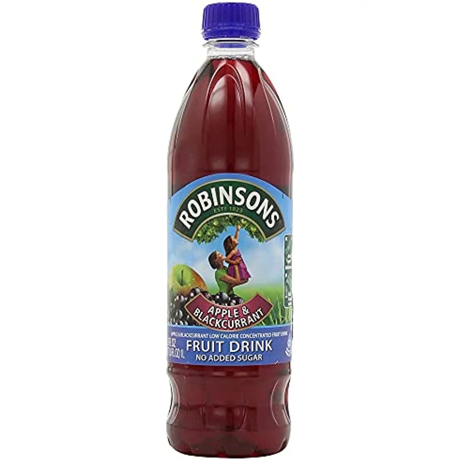 Blackcurrant Plastic 2) 1 Robinsons (Pack Liter Bottles & Of  Squash Fruit
