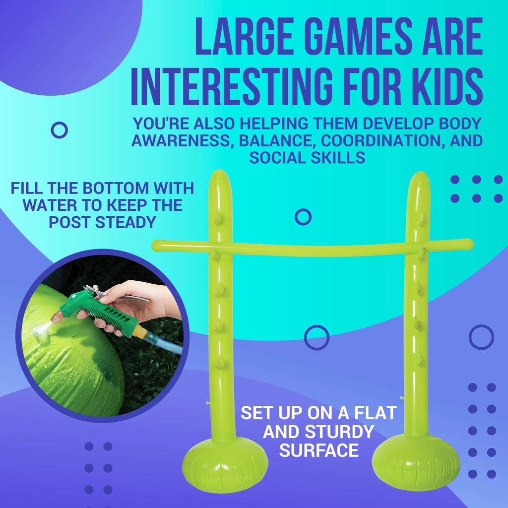 for Games, Kids Inflatable Party Picnic, Kids Birthday Toddler Party - - Limbo Game for Game Toys Beach, Outdoor for Pool Inflatable Kid Indoor Adults, More and for Toys and Limbo Games for and Adults