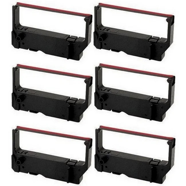 Replacement PrinterDash Black/Red Star-Micronics Printer Ribbons (STR011070) Compatible (6/PK) Series/MP-235/MP-242/MP-292/MP-512/SP-200 for Series/SP-212/SP-242/SP-500/SP-2000 P.O.S. MP-200