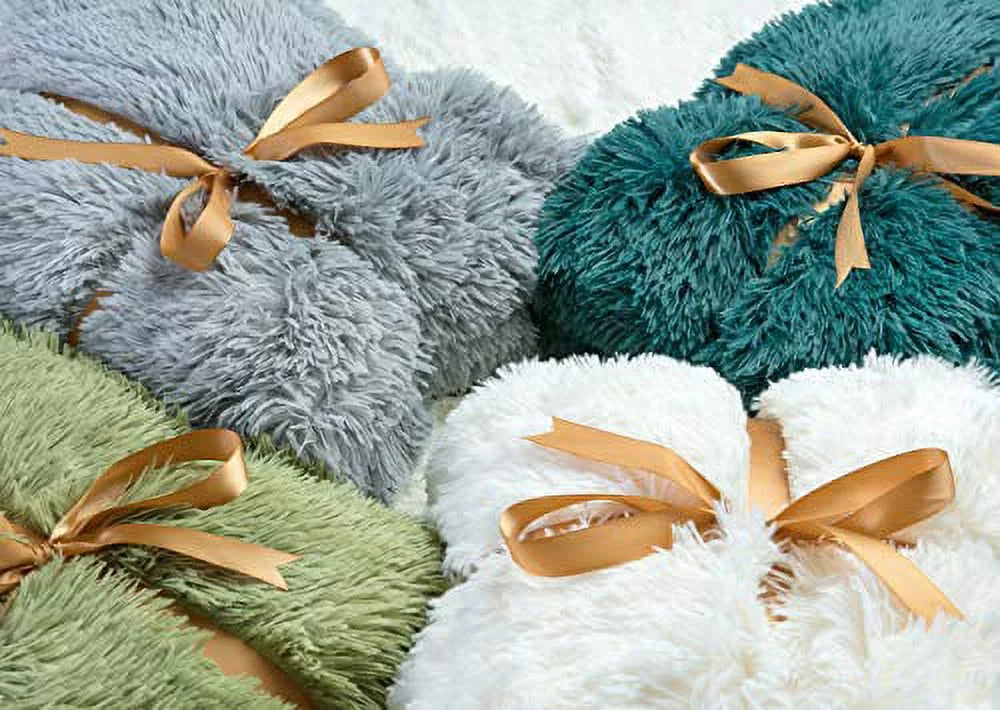 Cozy For 65" Soft Chanasya Photo Elegant Sherpa "x Longfur - Green Bed Chair Props 50 Blanket | Fur Warm Microfiber Fuzzy Super Lightweight Fleece Faux Shaggy Blanket | - Snuggly Plush Throw Couch