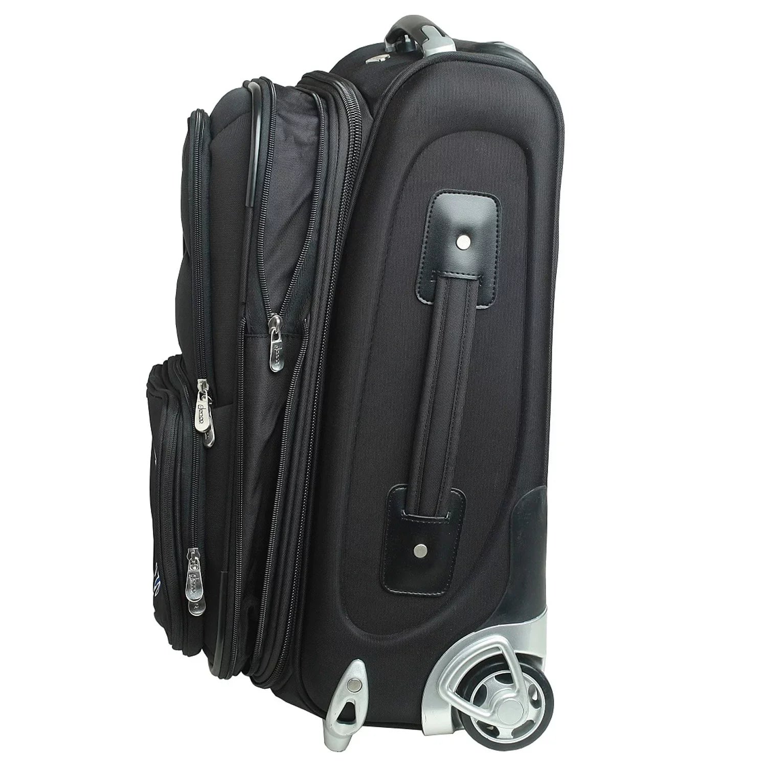 MOJO Eagles Black Rolling Carry-On Philadelphia 21" Softside Suitcase