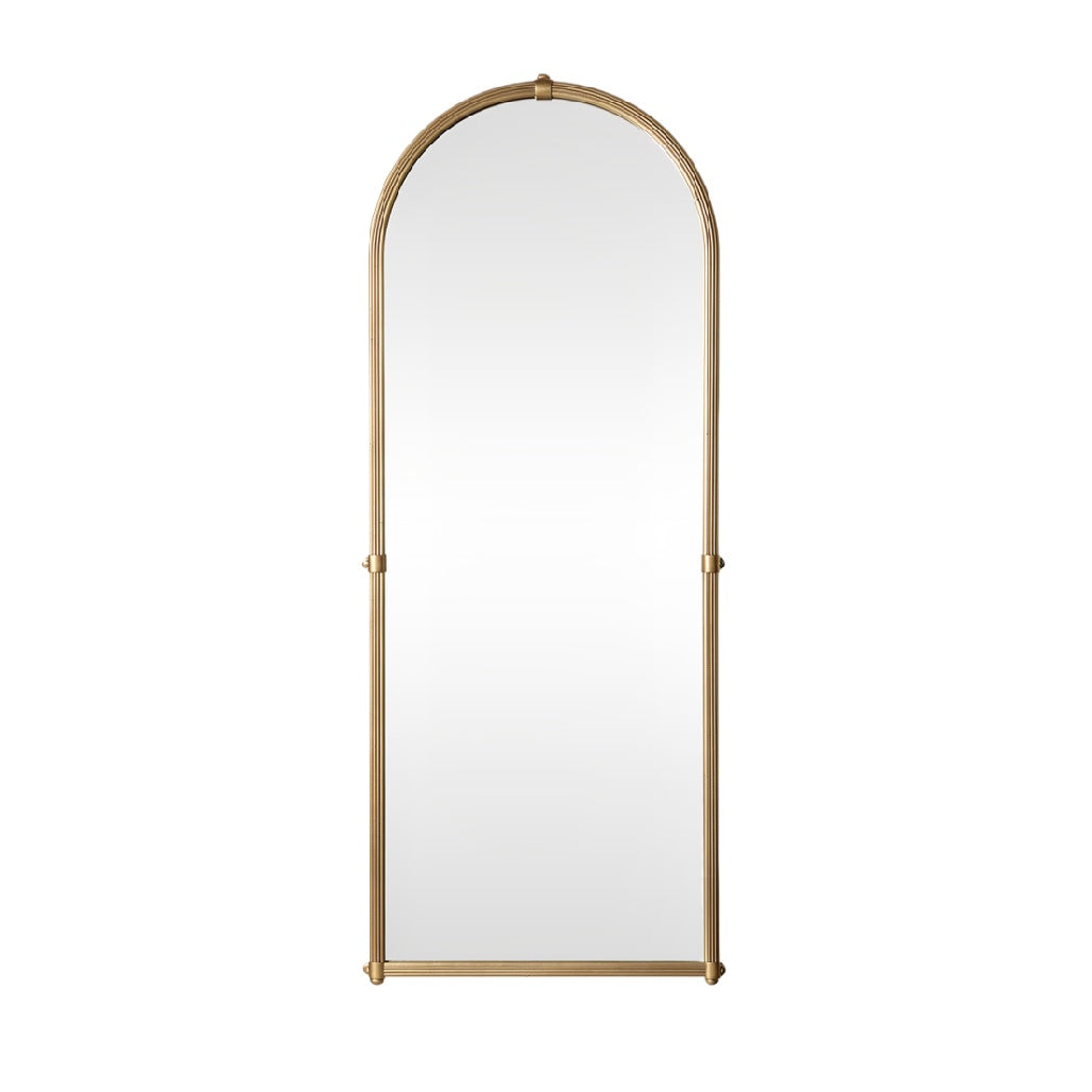Gouden Boogvormige Spiegel - Elegante Decoratie voor Elk Interieur