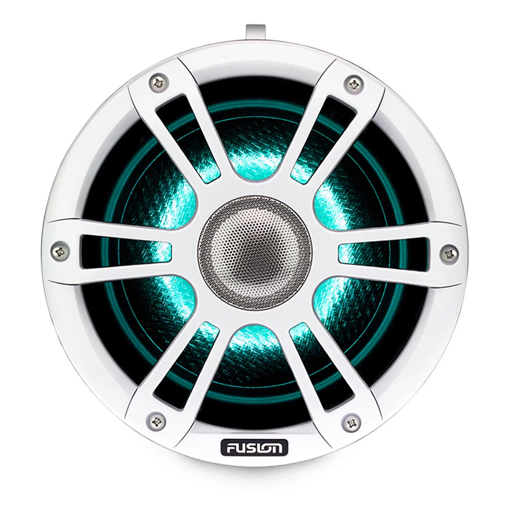7.7'' 4-Channel Sports Clamps SG-FLT772SPW Tower Swivel Fusion White and Amplifier with Speaker SG-DA41400