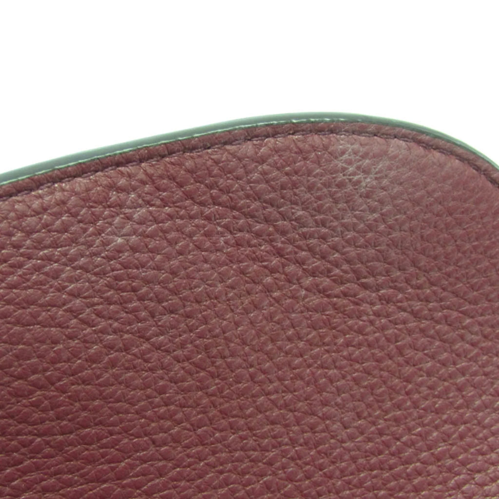Women's Leather Bag Pre-Owned (Good) Burch Tory Bordeaux Shoulder