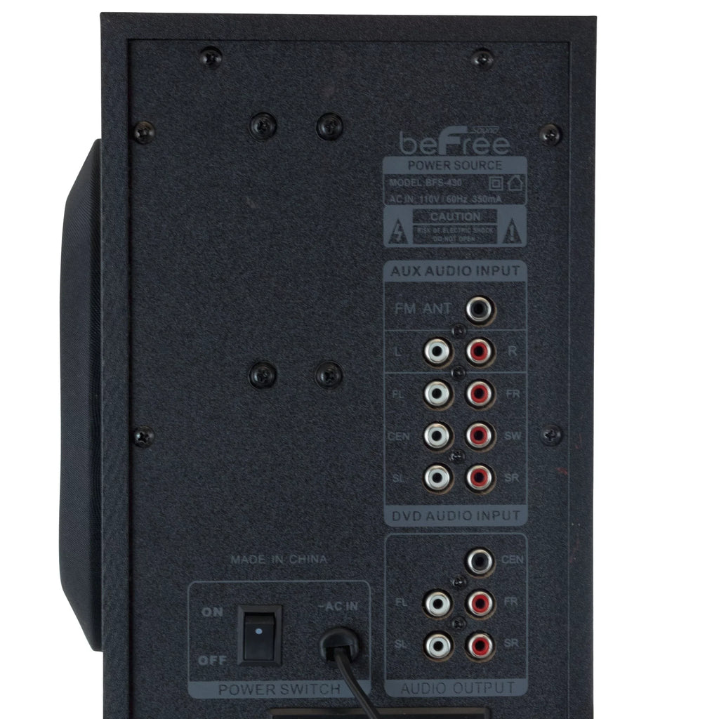 Surround Remote Sound beFree Speaker Bluetooth w/ System CA Sound 5.1