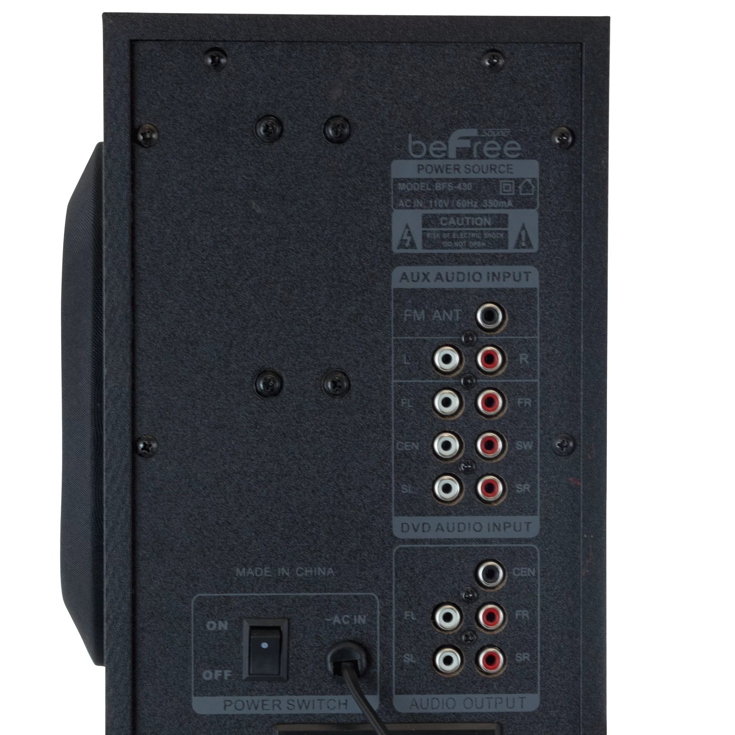 Surround Remote Sound beFree Speaker Bluetooth w/ System CA Sound 5.1