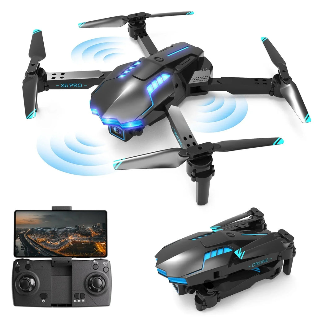 4K Obstacle HD With FPV For One And Airplane StartSmart WiFi Button Off Stunt Dual RC Mode Camera RC Mini Track Kids Avoidance Quadcopter Adults Show Headless Foldable