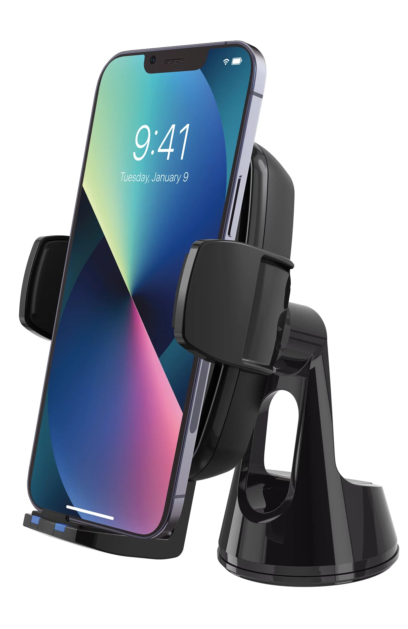 Qi-enabled Stick Grip UQ3WDV-SP Phone w/ Wireless Scosche Black Universal Charging Mount