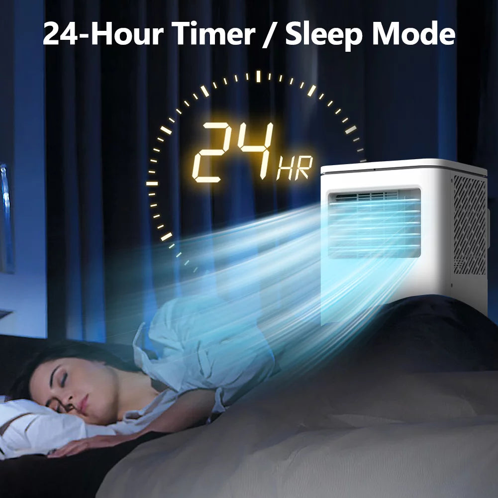 Conditioner Bedroom Freestanding Air Kit NPL-06C AC W/ Room Window Remote Dehumidifier BTU Portable Fan LifePlus Indoor 10,000 Unit