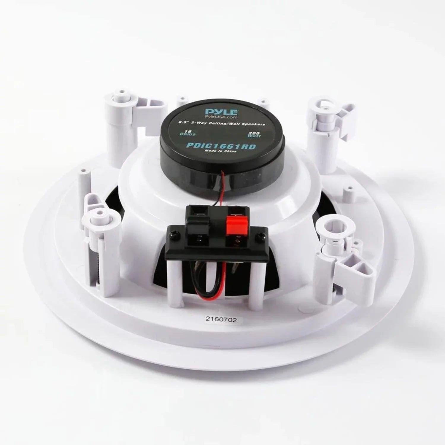 PDIC1661RD (4 Pyle Inch Pairs) Way In Wall Ceiling Speaker 200 System 6.5 Watt 2