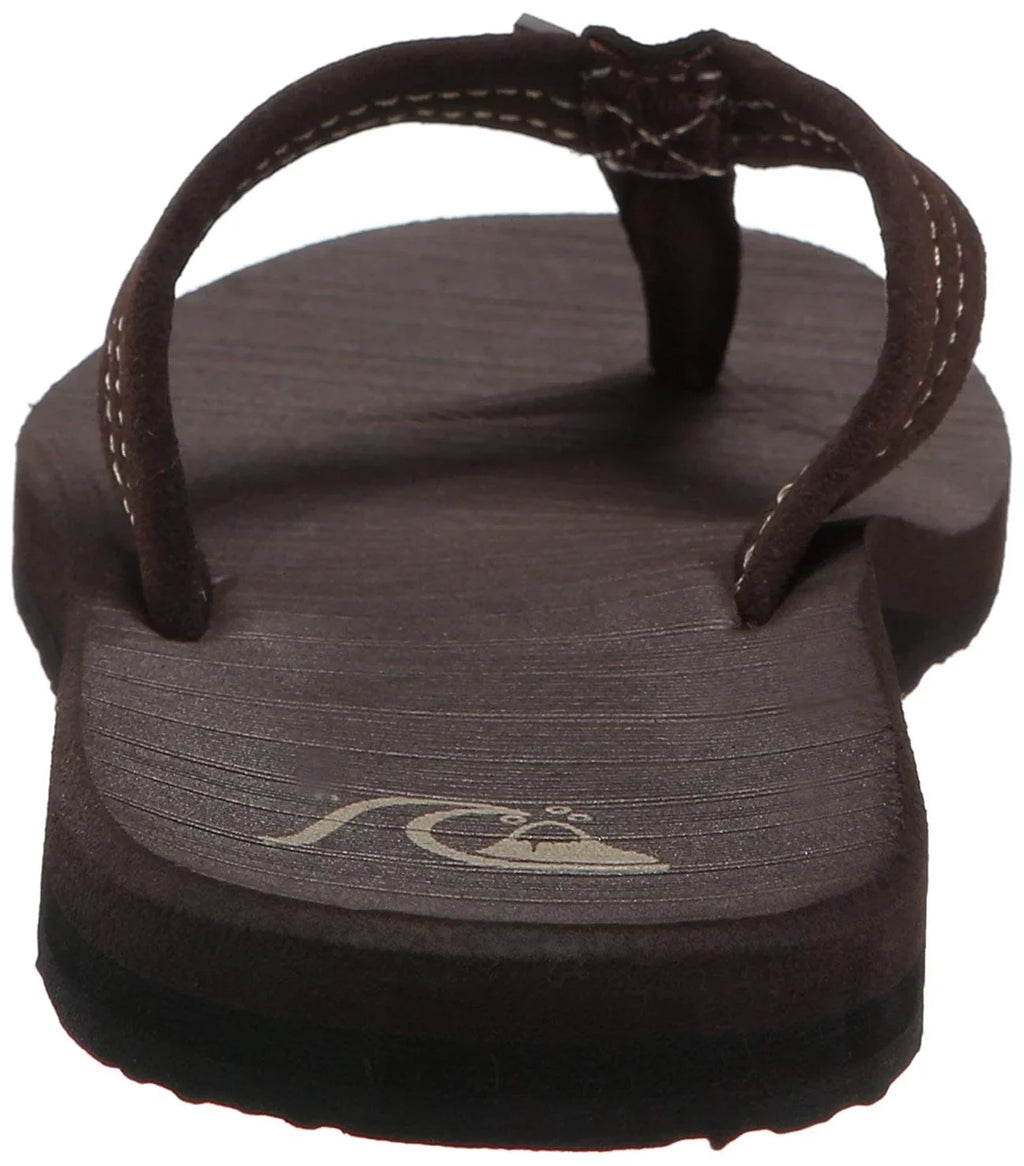 3-Point Men's Carver Suede Flip-Flop Quiksilver