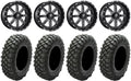 Tires XG Crawler Black Mule Wheels 33" 16" Maverick Teryx Fuel Kawasaki