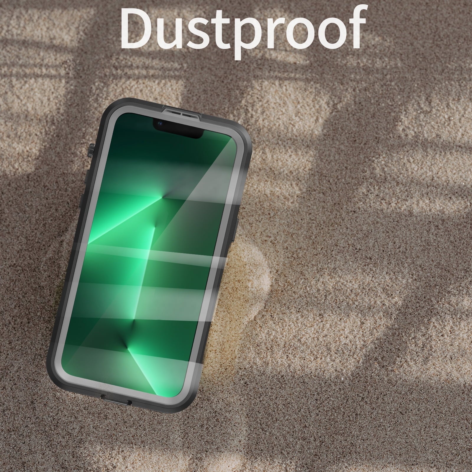 Waterproof, 14 for Protector 6H iPhone for 6.7" [Real 360][IP68 Pro - Dropproof][Dustproof][Compatible Underwater][14FT Pro Black Max with iPhone 14 Built-in Case MagSafe] Military Max Screen