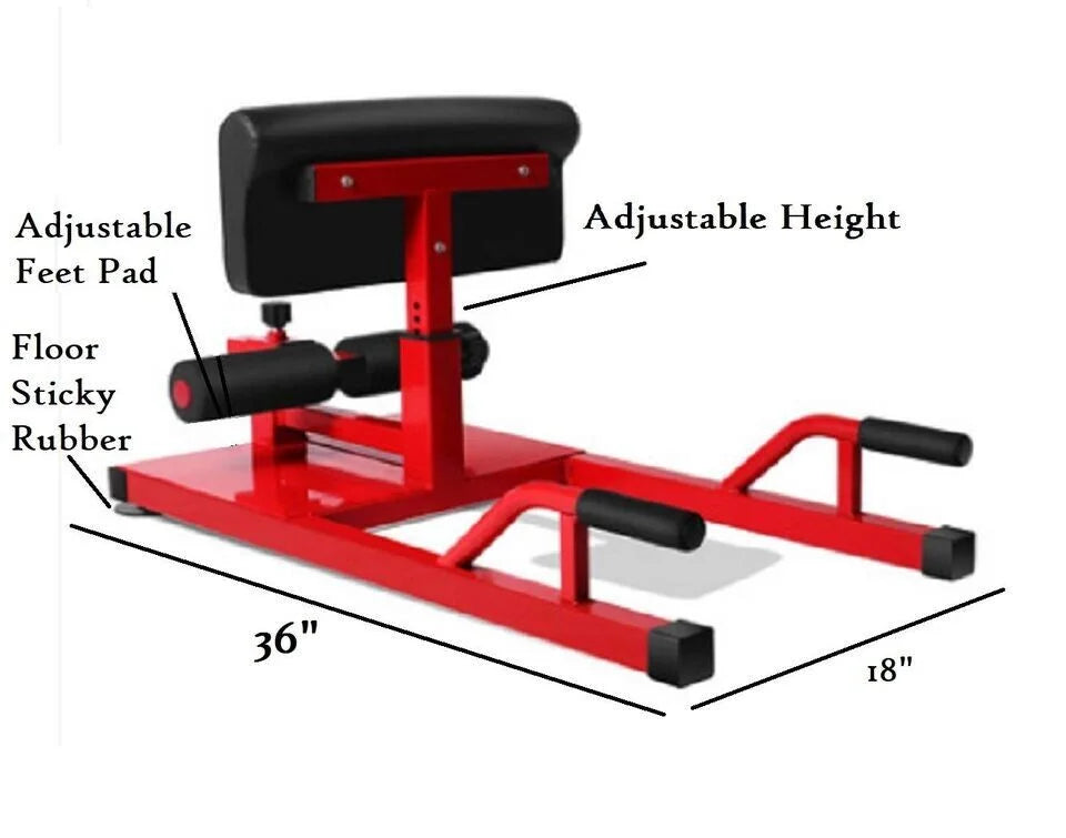 '- for Leg Iron Exercise Bench Bar Home Sissy Sit-ups Squat & 3-in-1 Gym