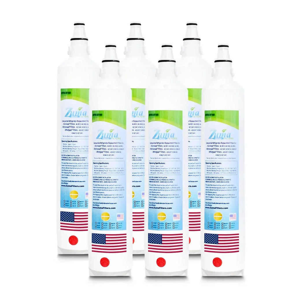 , in ID24R ZUMA Filters U.S.A. Compatible 6 Pack - with - , Model , ZWFZ1-RF750 # Water Made Brand Subzero®