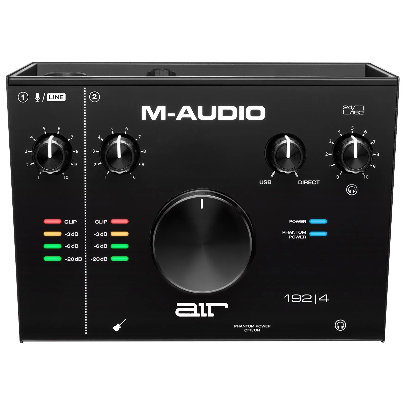 Cables 192 24/192 Audio 2-In/2-Out 4 Universal 10FT M-Audio with Yellow XLR | AIR Sure-Fit Interface USB Package