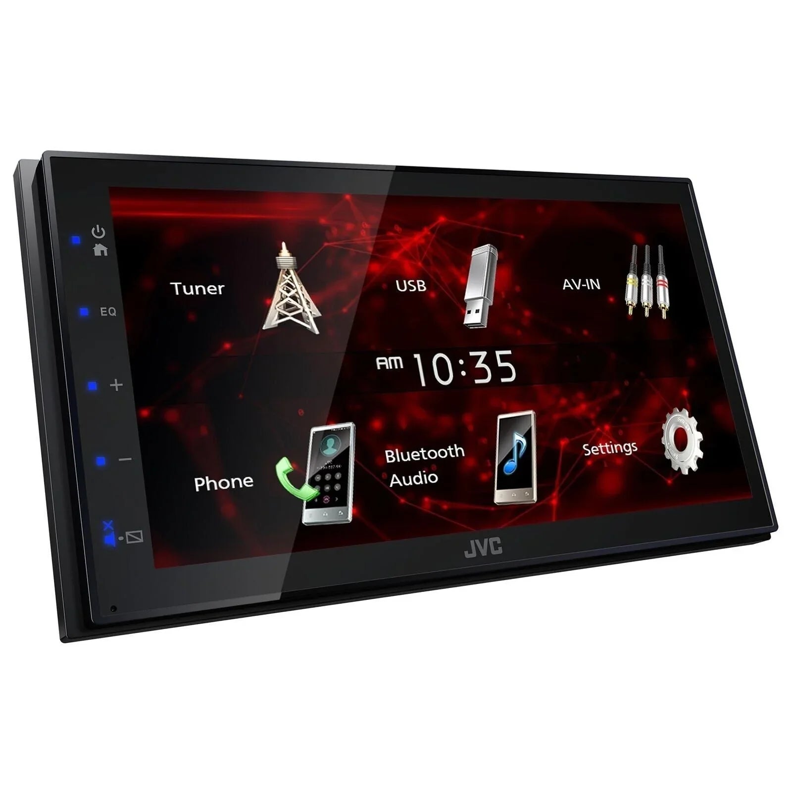 For KW-M180BT Camera 6.75" CAM1800 + JVC Backup 2 Mirroring Player Media DIN Bluetooth Android USB