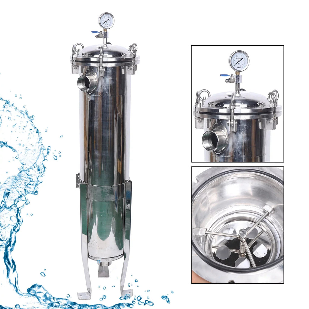 Bag Pressure Steel Filter Stainless 150PSI Filter Housing Industrial 2" Fluid Filter