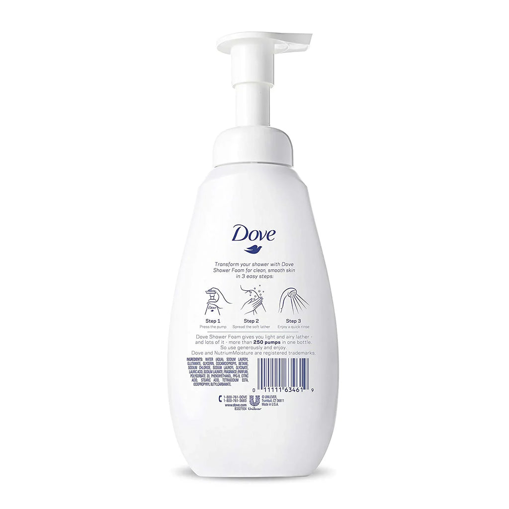 Wash Nutrium Moisture Body (Pack Deep Foaming Dove Foam oz 3) 13.5 Shower of