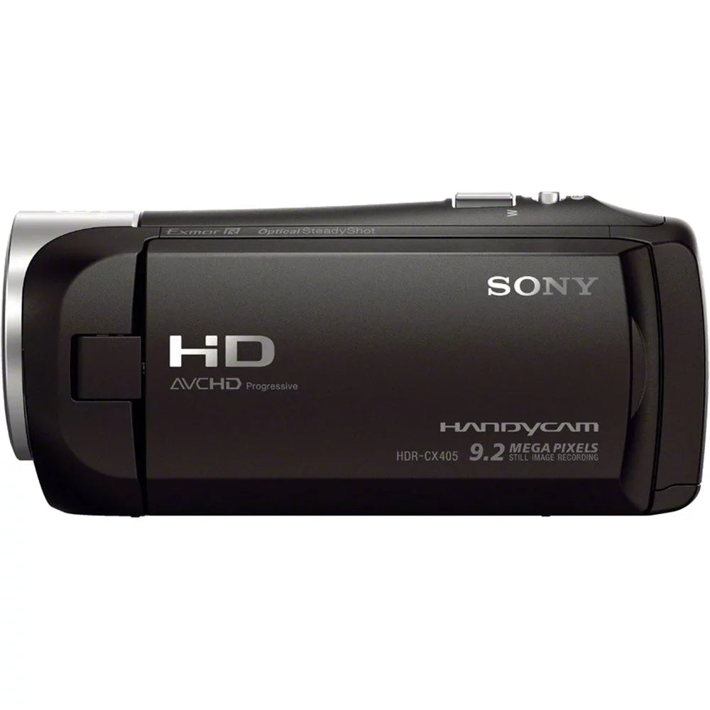 MicroSDHC HDR-CX405 with HDRCX405 Sony and Bag, Handycam Camcorder Video Card, Deluxe Bundle Charger, 32GB Cable, More HDMI AC/DC Recording CX405 Pack, Battery Memory