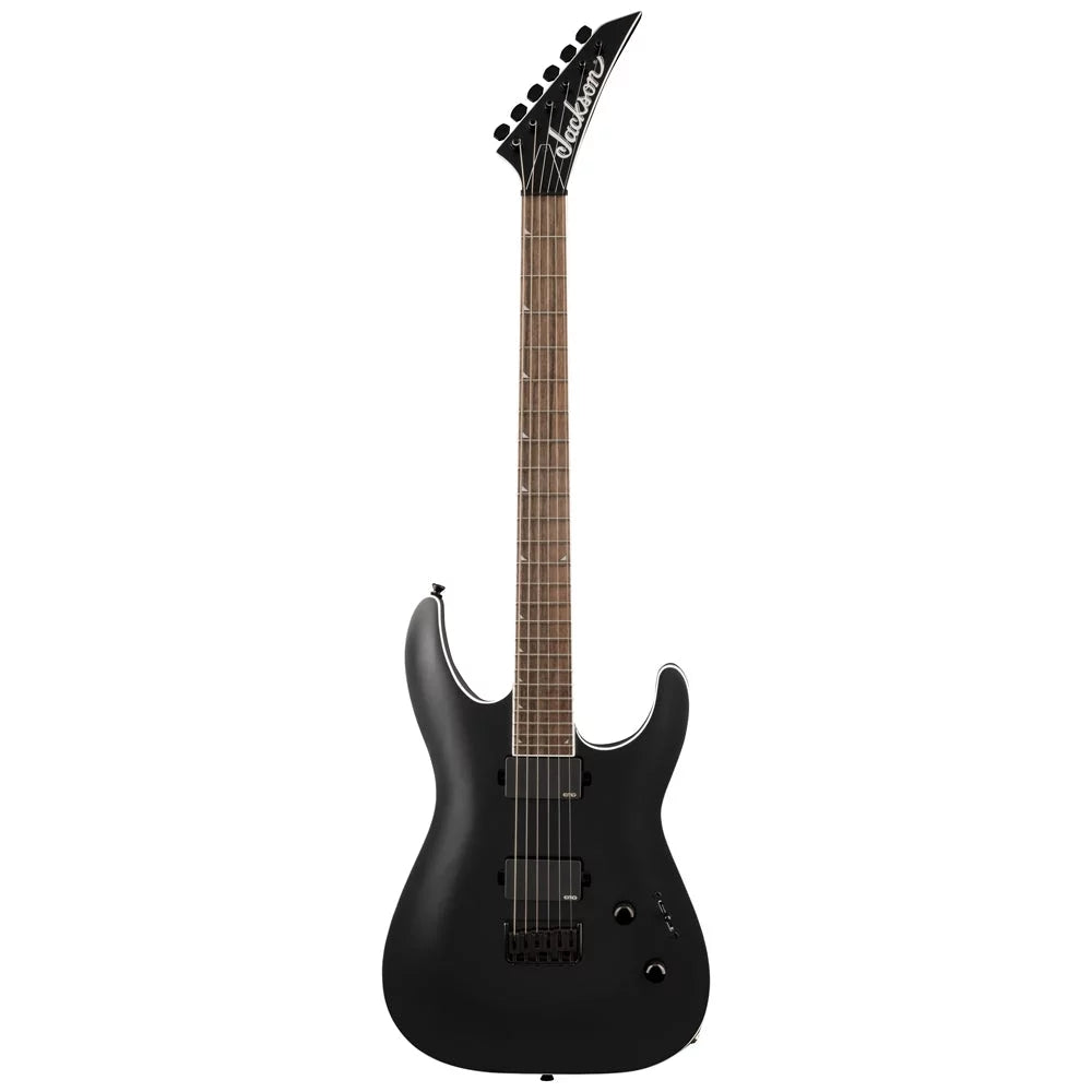 SLA6 Guitar Jackson Baritone Black - Series - X Soloist™ Fingerboard DX Electric Laurel Satin