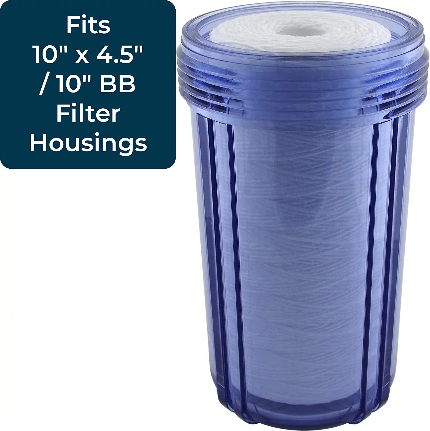 (Case of Filter 10x4.5 Cartridge WP1BB97P Micron SP-WP1-BB 1 SpiroPure SWC-45-1001 Polypropylene String-Wound 355213-43 8) Water