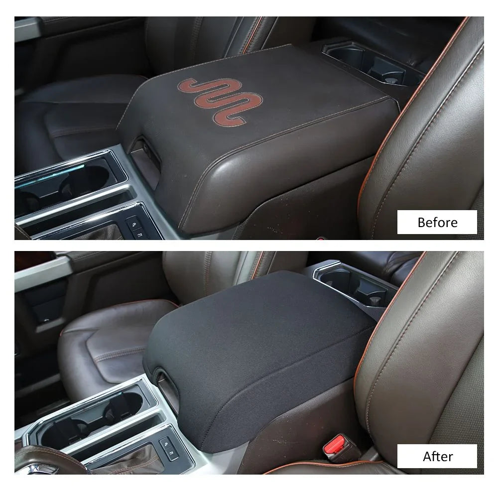 Box Black Console Accessories Cover Pad Teledu Armrest + Center F150 Soft