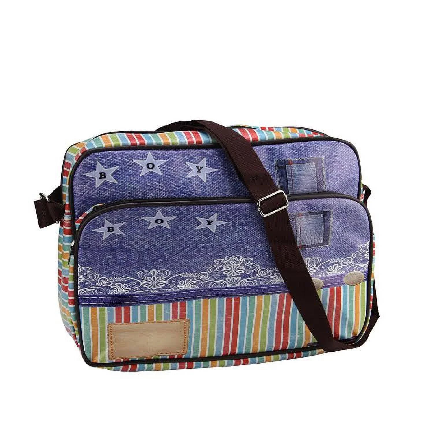 with Bag/Purse Stripes Design Northlight Jean Decorative and 15" Strap Crossbody
