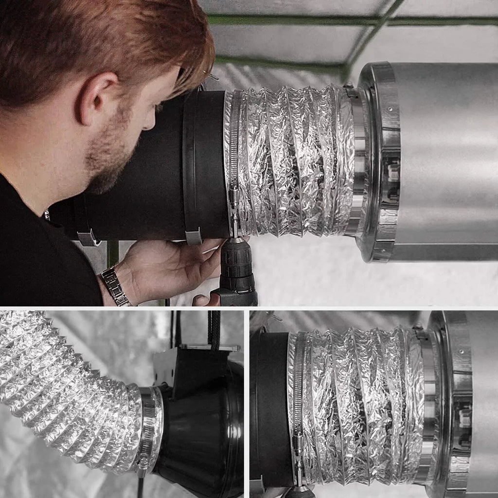 440 Kit: and Filtration Combo 16 Carbon 6'' Filter Ducting Ft CFM Air VIVOSUN 6 Inline Inch Fan,