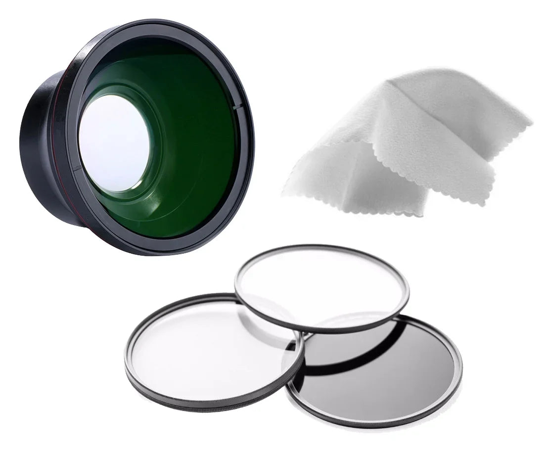 Wide PowerShot Lens Kit Macro w/ G7 Super Mark High + Lens/Filter Definition X Adapter II 0.43X Canon Filter Angle +