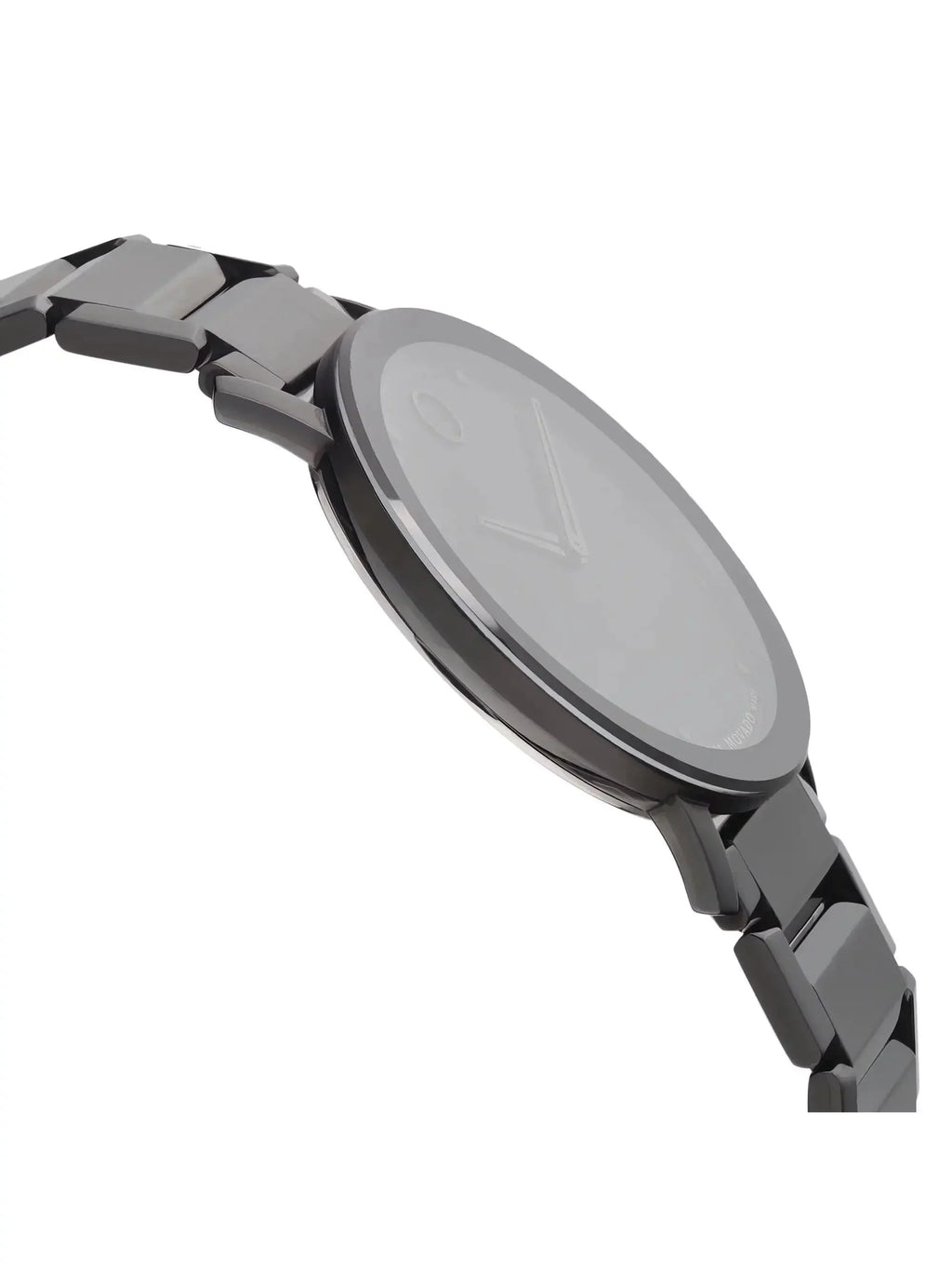 Movado Watch 40mm Modern Black Quartz Classic Steel 0607408 Mens Dial