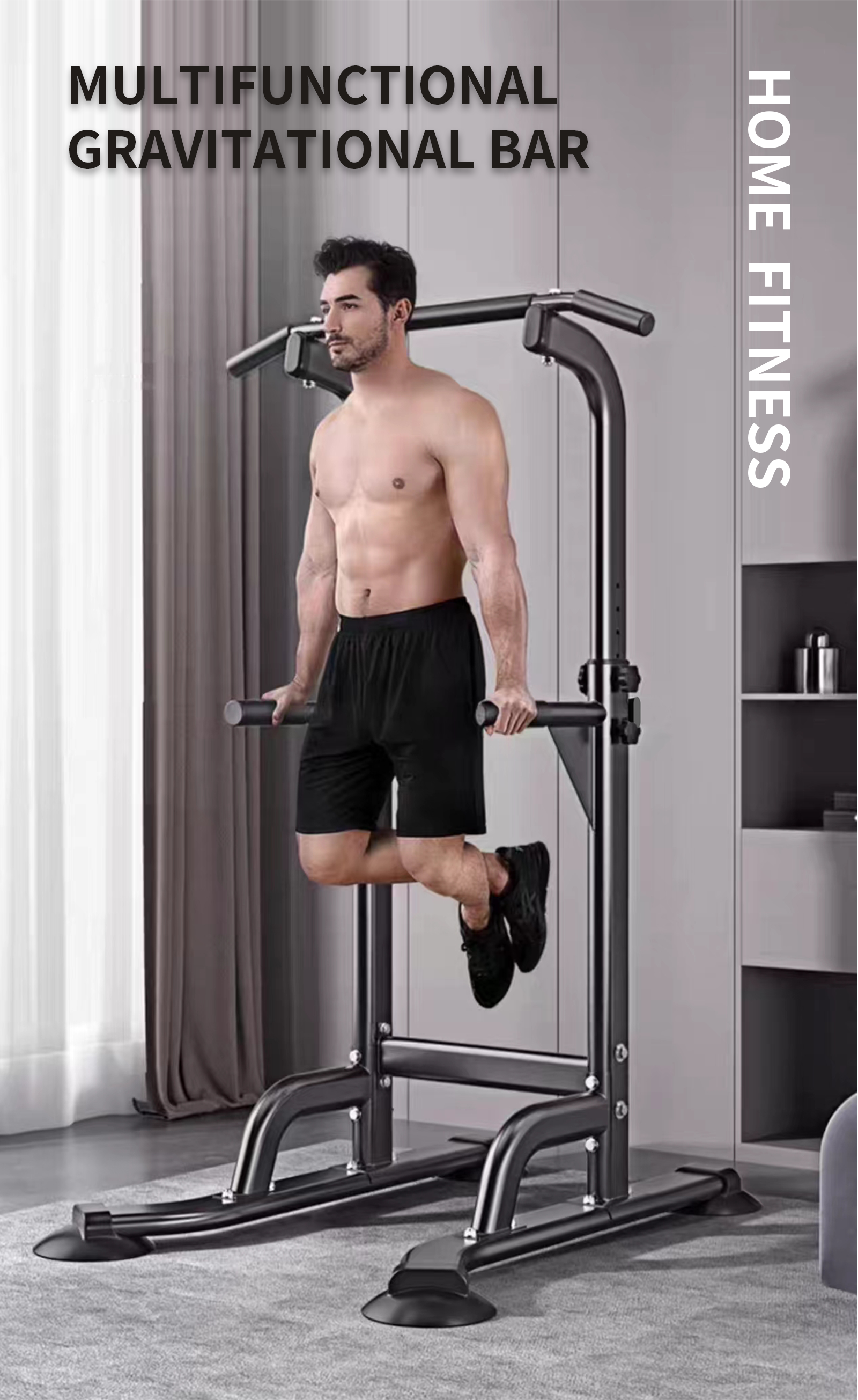 Dip Training Life Strength Power Home Gym Newer Workout Station Rebuild Up Your Fitness Tower for Equipment Version,400LBS Pull Station Bar
