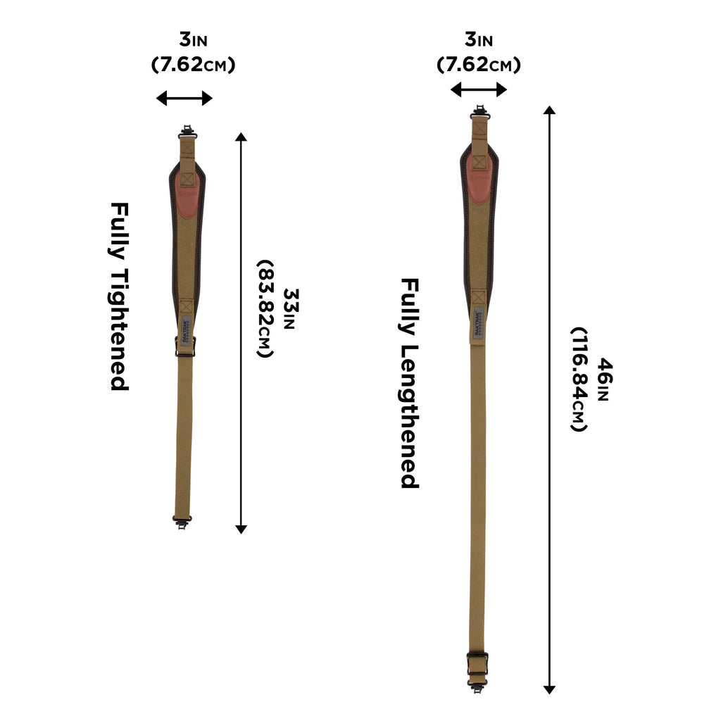 Canvas, Heritage Trak Sling, Company 46" Model Ambidextrous, Bak 8110, Olive, Allen Rifle
