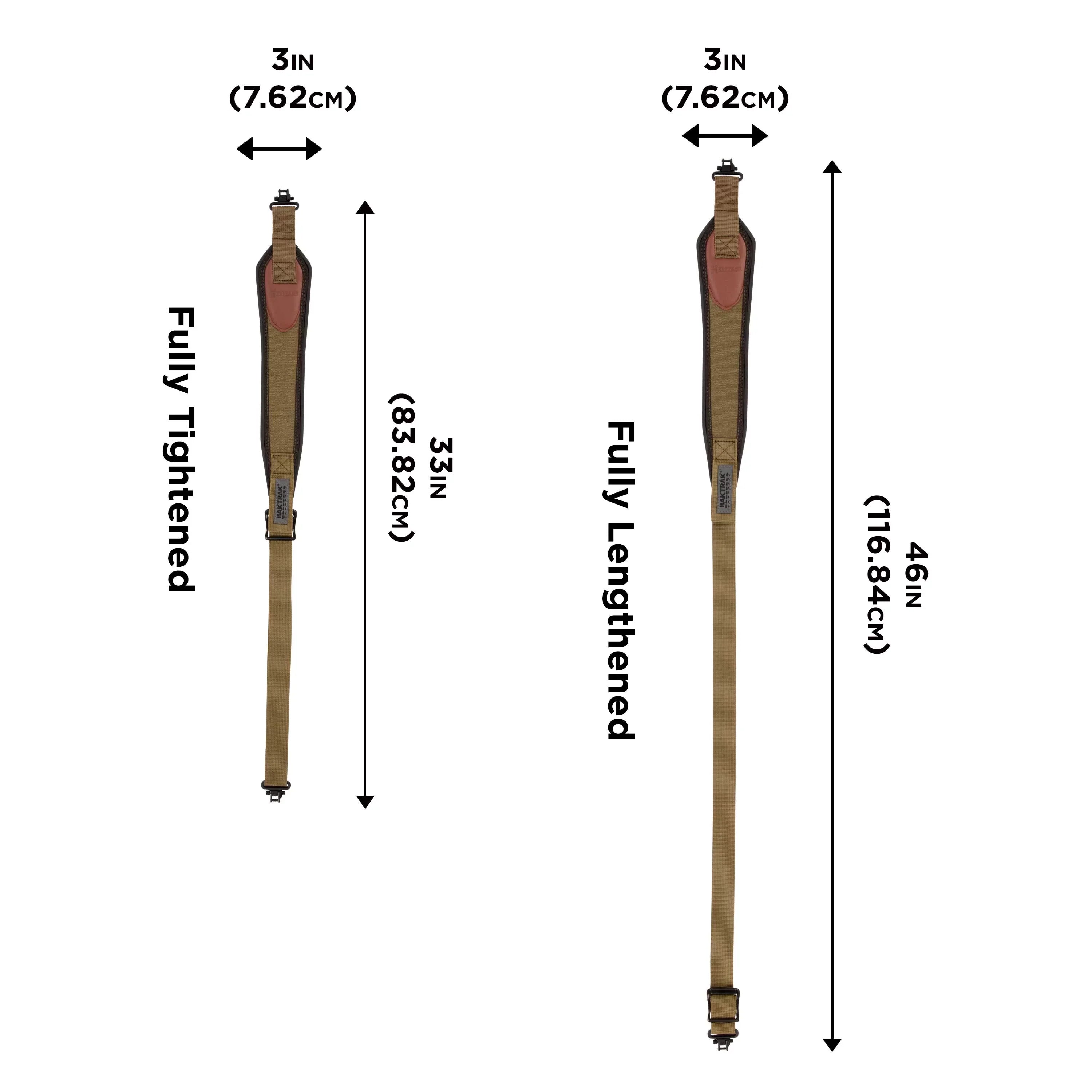 Canvas, Heritage Trak Sling, Company 46" Model Ambidextrous, Bak 8110, Olive, Allen Rifle